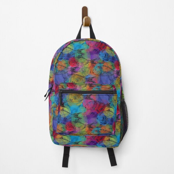 Item preview, Sea ​​Bass, Sebastes on a rainbow background designed and sold by NayaChu.