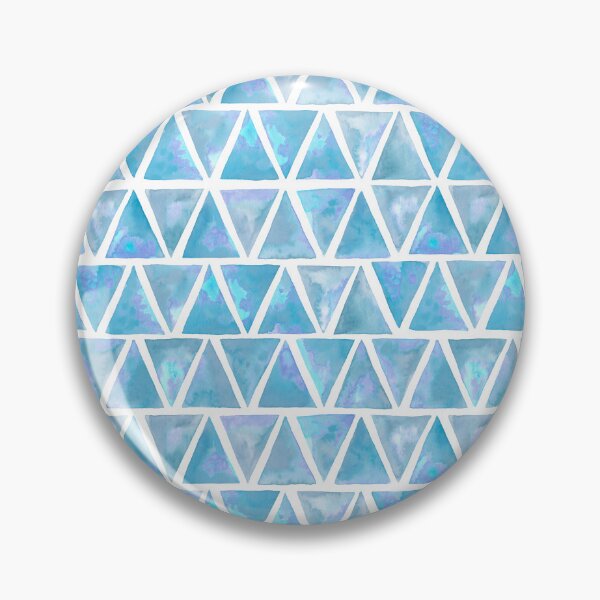 Item preview, Blue Watercolor Triangles designed and sold by GinColorist.