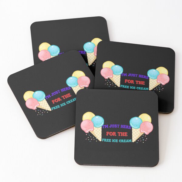Item preview, I'm just here for the free ice cream designed and sold by NikkosDesigns.