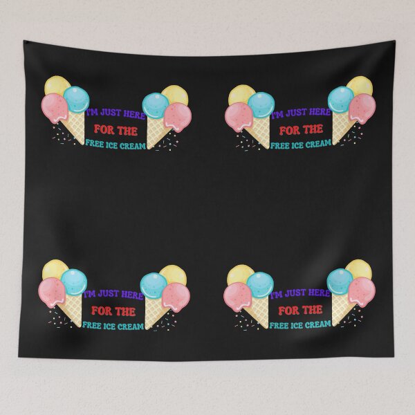 Item preview, I'm just here for the free ice cream designed and sold by NikkosDesigns.