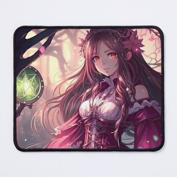 Item preview, A Heart Full of Magic: A Portrait of a Female Wizard on Valentine's Day designed and sold by PJGartui.