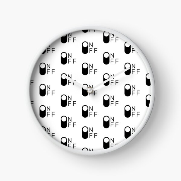 Off White Clocks for Sale | Redbubble