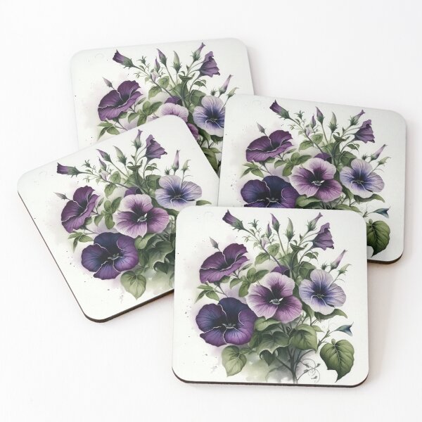 Item preview, Purple Petunias  designed and sold by Vanover Designs.