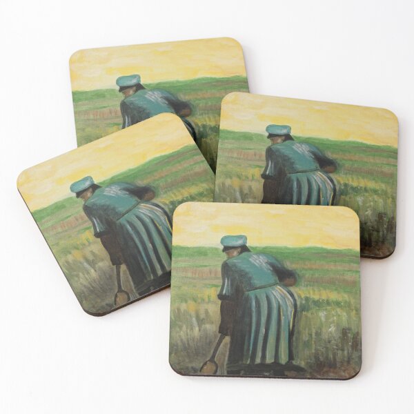 Item preview, Peasant Woman Digging, Van Gogh art acrylic painting designed and sold by naturematters.