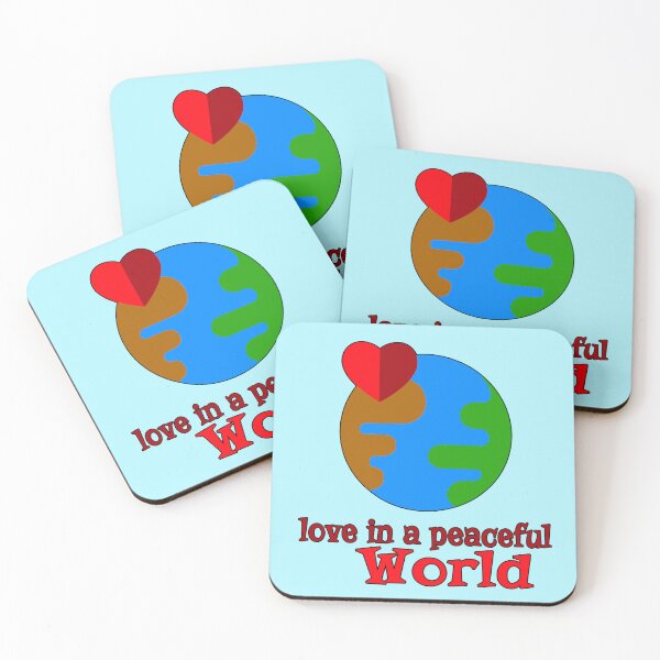 Item preview, Love In A Peaceful World designed and sold by StoneBluePlanet.
