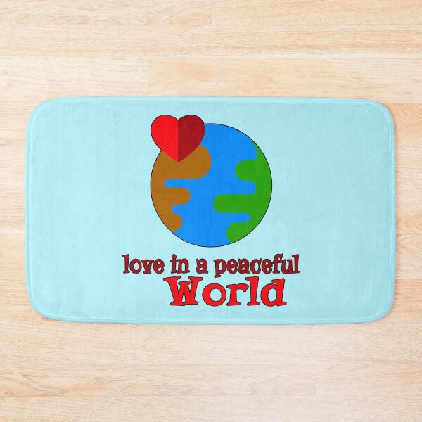 Item preview, Love In A Peaceful World designed and sold by StoneBluePlanet.
