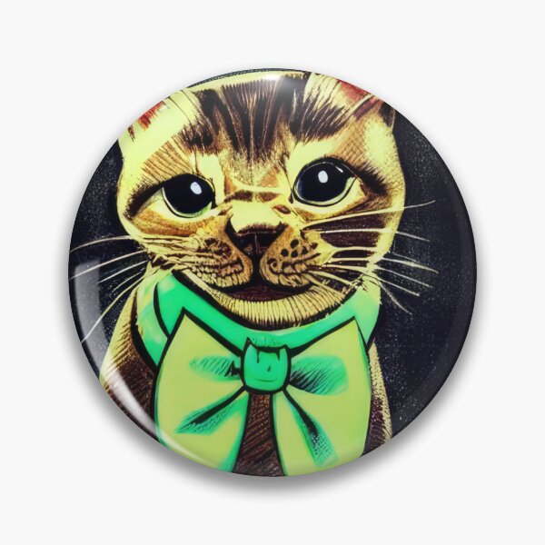 Item preview, cute cat with a bow doodle designed and sold by cutedoodleshop.