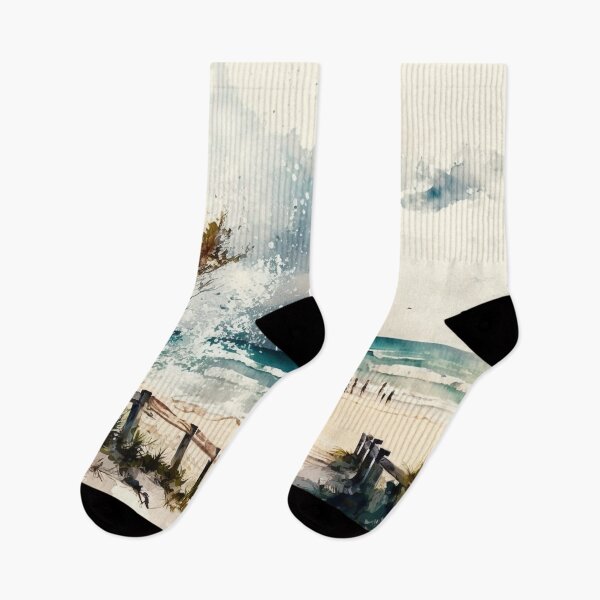 Item preview, beach watercolor art designed and sold by shokA Design.