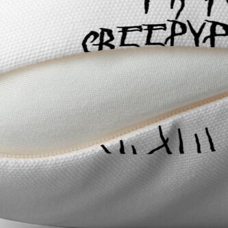Alternate view of You Don't Scare Me I Read Creepypasta Floor Pillow
