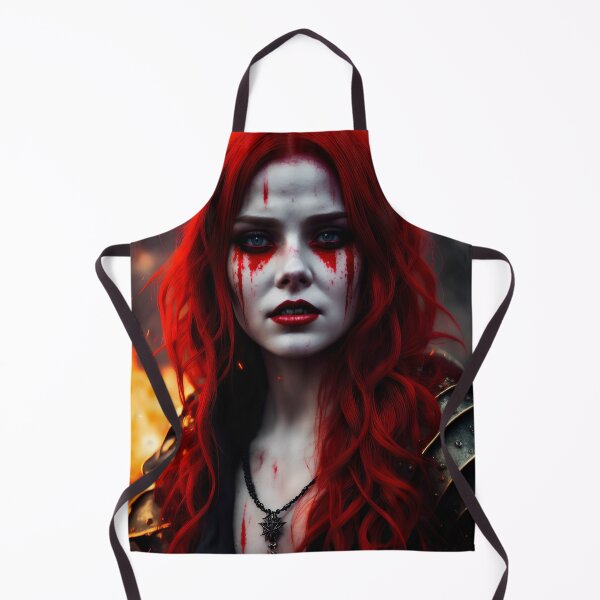 Item preview, Scary fantasy witch woman in fire. designed and sold by Maniock.