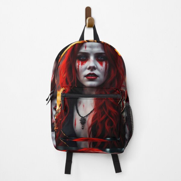 Item preview, Scary fantasy witch woman in fire. designed and sold by Maniock.