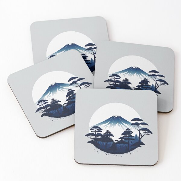 Item preview, Japan in its pure form: a minimalist portrait designed and sold by FlatLandPrints.