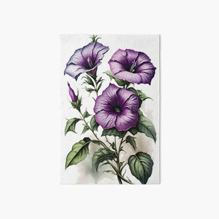 Aperçu de l'œuvre Pétunias violets créée et vendue par Vanover Designs.