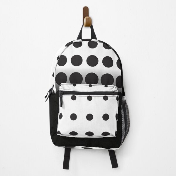 Item preview, black polka dots on white background designed and sold by NorthV.