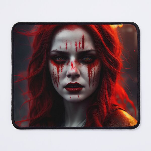 Item preview, A bloody ginger witch in the dark. designed and sold by Maniock.