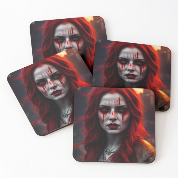 Item preview, A bloody ginger witch in the dark. designed and sold by Maniock.