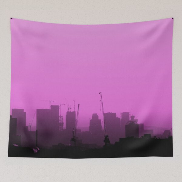 Item preview, Sunrise City - Pink designed and sold by Quooki.
