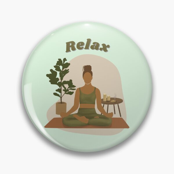 Item preview, Finding Inner Peace: An Illustration of a Woman Practicing Relaxation Yoga designed and sold by MrDoze.