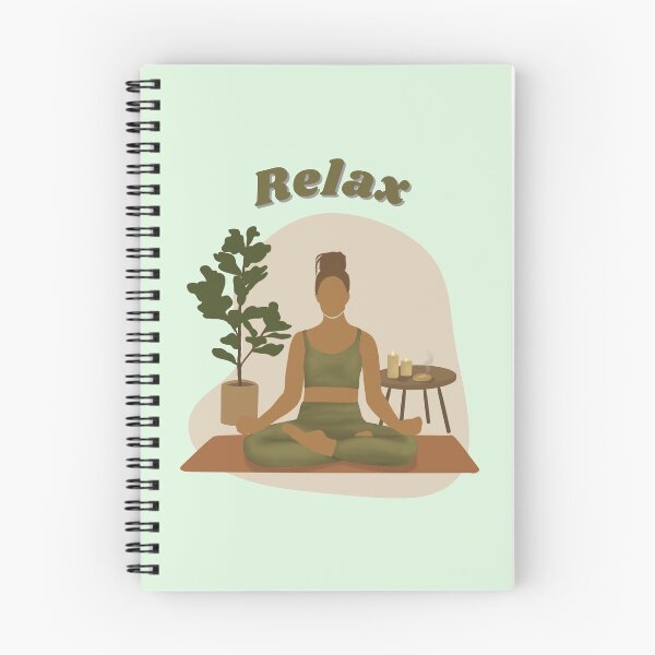 Item preview, Finding Inner Peace: An Illustration of a Woman Practicing Relaxation Yoga designed and sold by MrDoze.