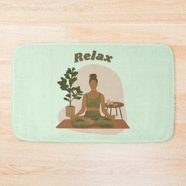 Item preview, Finding Inner Peace: An Illustration of a Woman Practicing Relaxation Yoga designed and sold by MrDoze.