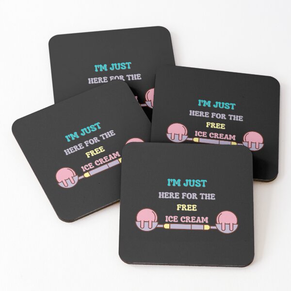 Item preview, Copy of Copy of I'm just here for the free ice cream designed and sold by NikkosDesigns.