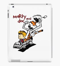 Calvin & Hobbes Back To The Future iPad Case/Skin