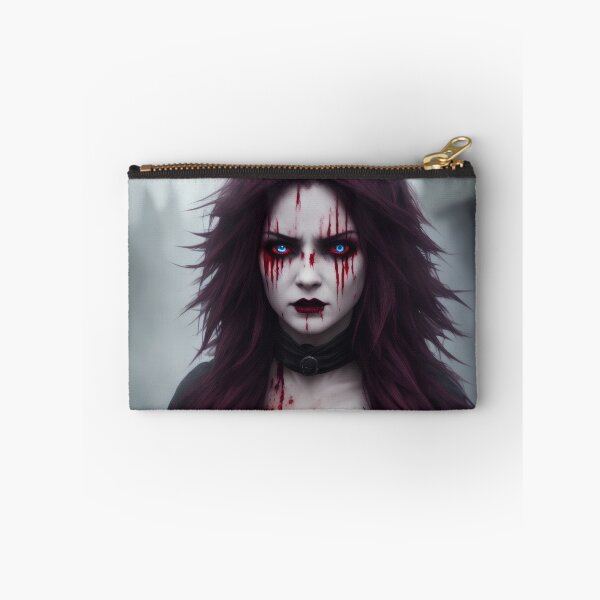 Item preview, Portrait of goth sorceress in blood. designed and sold by Maniock.