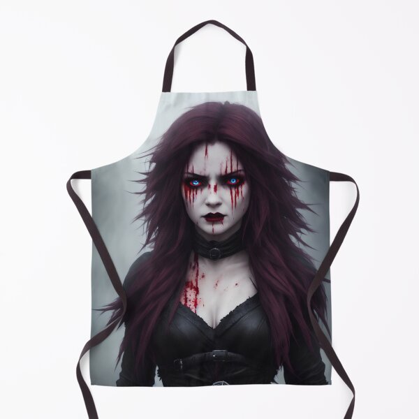 Item preview, Portrait of goth sorceress in blood. designed and sold by Maniock.