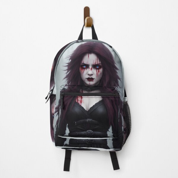 Item preview, Portrait of goth sorceress in blood. designed and sold by Maniock.
