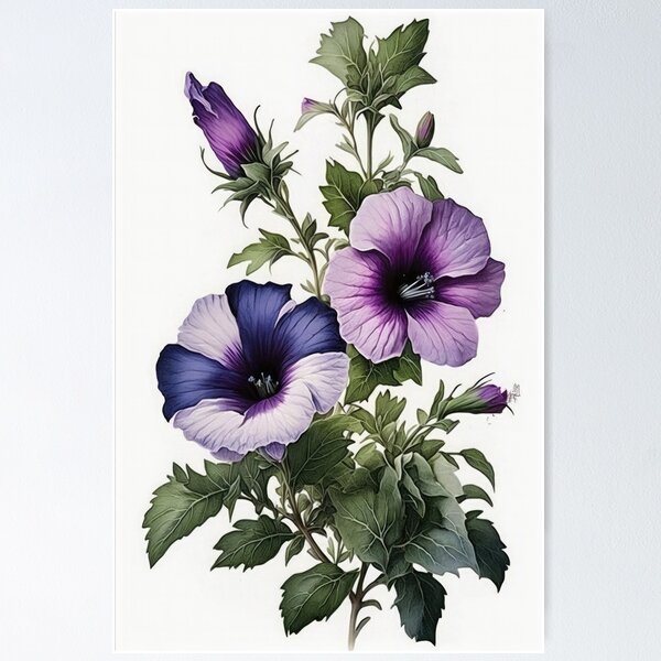 Item preview, Purple Petunias  designed and sold by Vanover Designs.