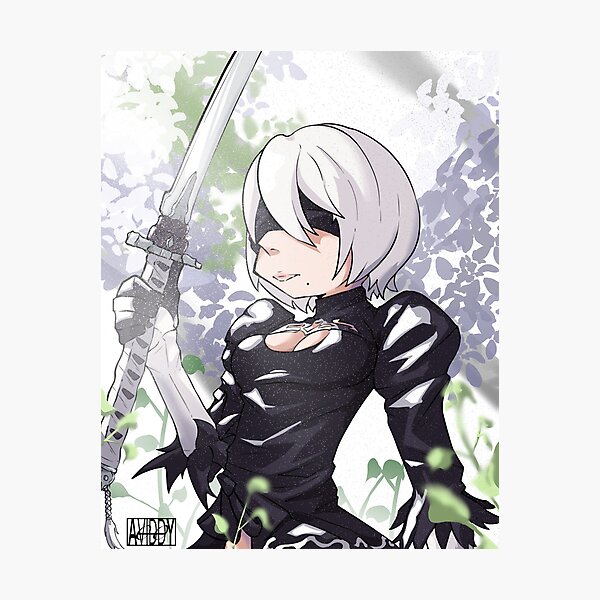 Item preview, Nier Automata - 2B  designed and sold by Aviddylied.