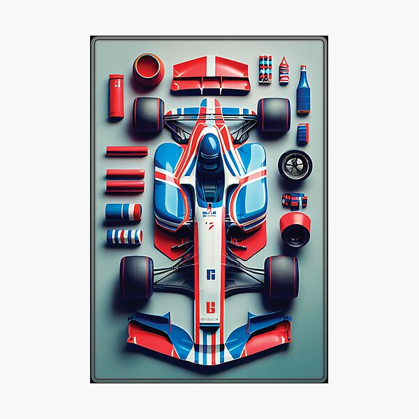 Item preview, Knolling Formula 1 Bolide  Helen designed and sold by Adwik.