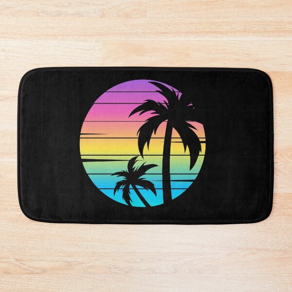 Item preview, Palm Paradise - Tropical Retro Sunset, Beach Lifestyle, Enchanted Evening designed and sold by Sun Sand & Sea Art.