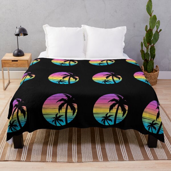 Item preview, Palm Paradise - Tropical Retro Sunset, Beach Lifestyle, Enchanted Evening designed and sold by Sun Sand & Sea Art.