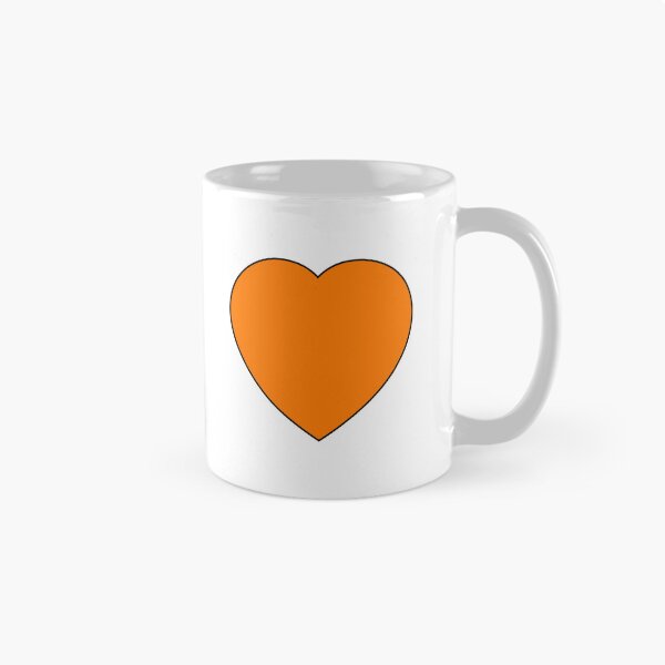 Item preview, Orange Heart - Happy Valentines Day designed and sold by Inspirationmotivation.