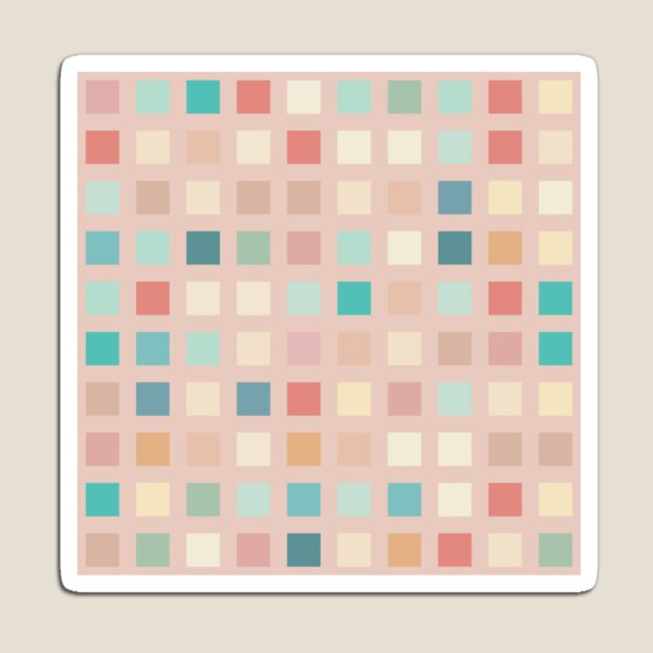 Item preview, Multicolor Muted Squares Pattern designed and sold by Cato99.