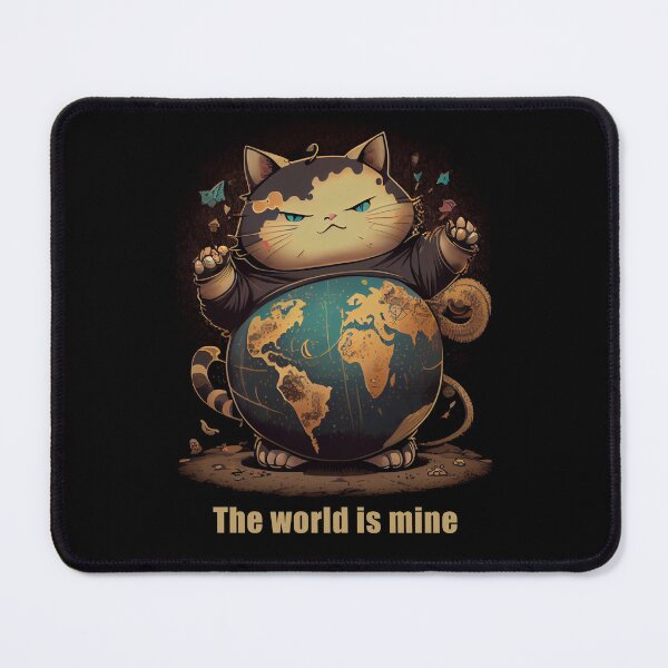 Item preview, Evil cat the world is mine designed and sold by Quiki.