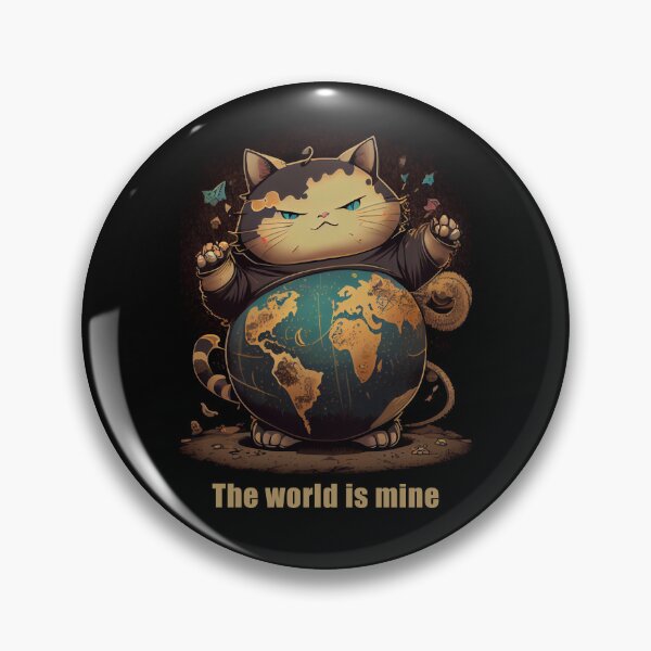 Item preview, Evil cat the world is mine designed and sold by Quiki.