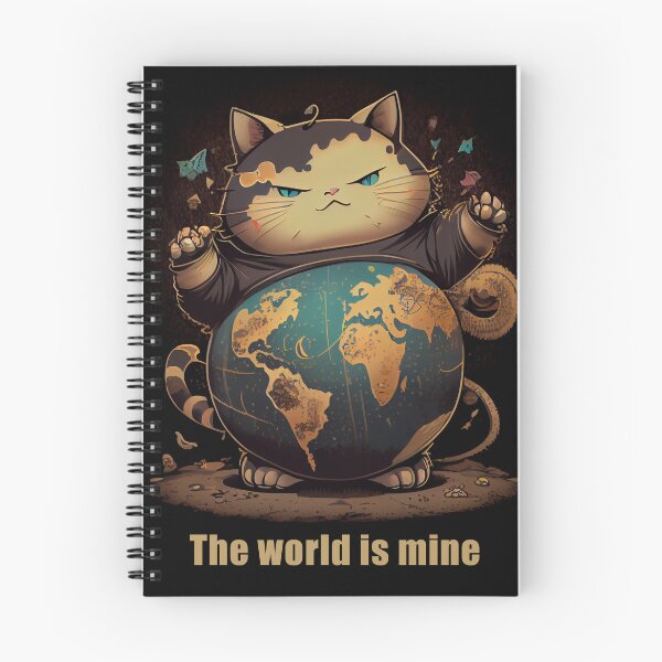 Item preview, Evil cat the world is mine designed and sold by Quiki.