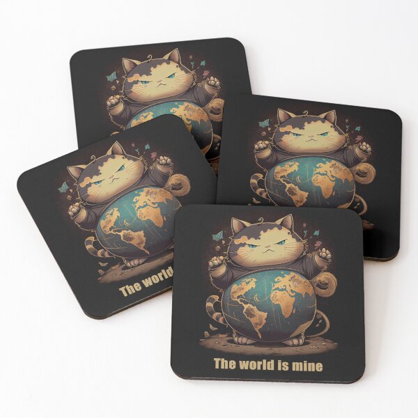 Item preview, Evil cat the world is mine designed and sold by Quiki.