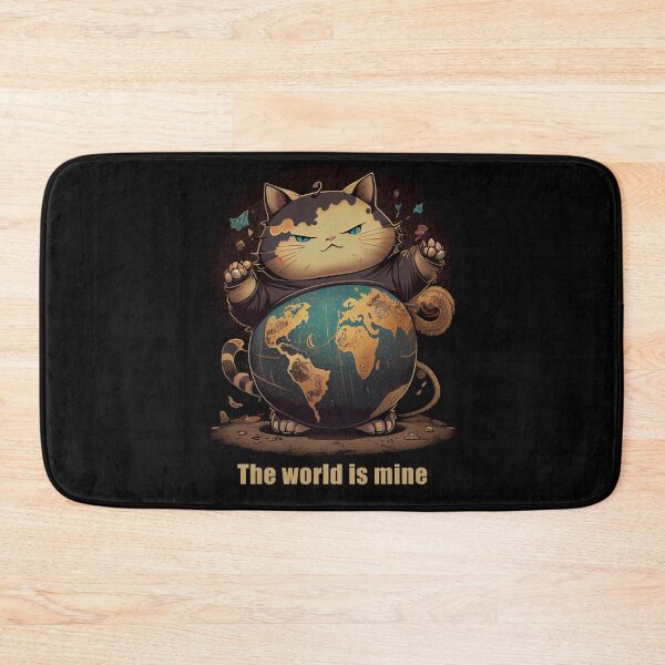 Item preview, Evil cat the world is mine designed and sold by Quiki.