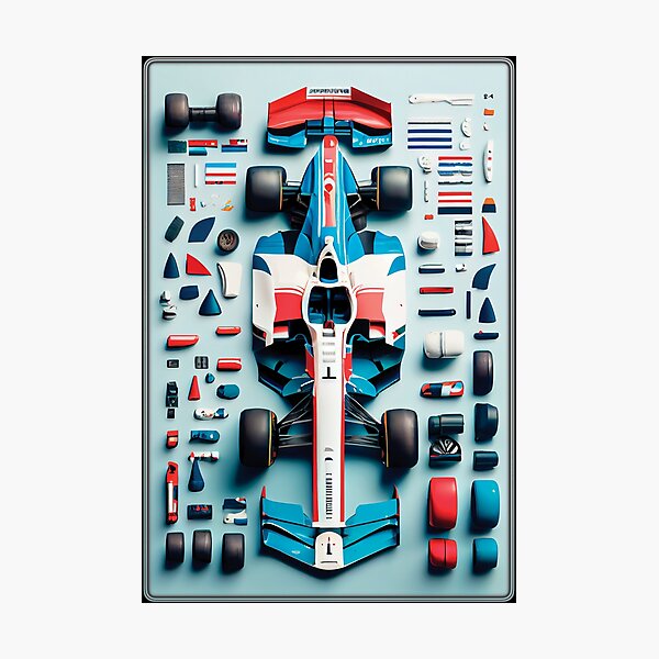 Item preview, Knolling Formula 1 Bolide  Donna designed and sold by Adwik.