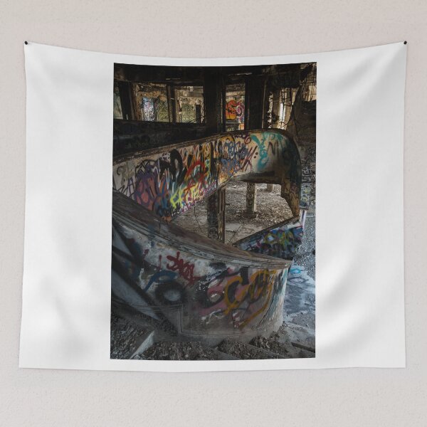 Item preview, Abandoned - Grand Hotel Staircase by SparklePyre designed and sold by SparklePyre.