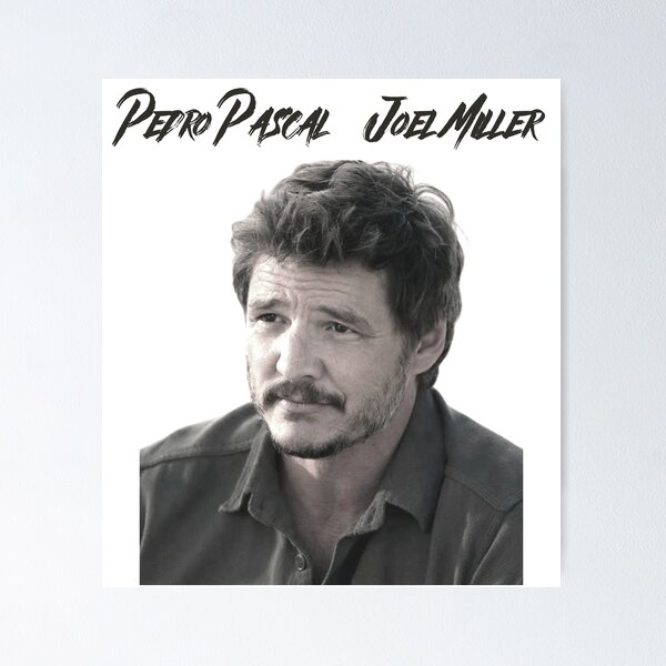 Item preview, Pedro Pascal in A Vintage Aged Art Look as Joel designed and sold by ecdato.