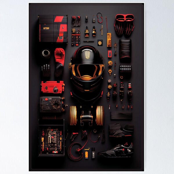 Item preview, Knolling F1 costumes and props designed and sold by Adwik.