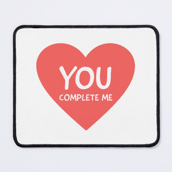 Item preview, You Complete Me Valentine's Day Design designed and sold by SimpliText.