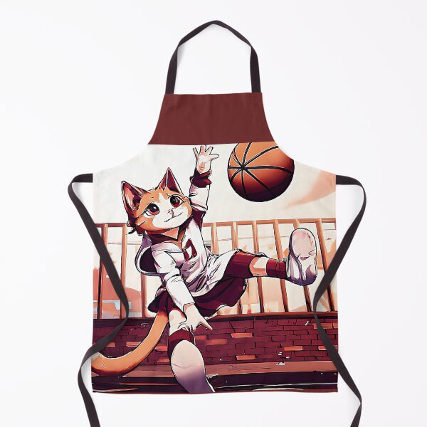 Item preview, ANIME CAT PLYAING BASKETBALL designed and sold by rawat401.