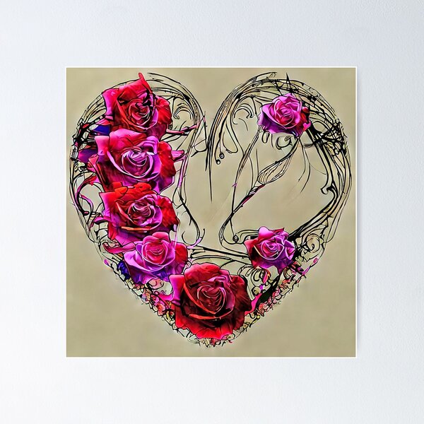 Item preview, Pretty and simple heart  designed and sold by bogfl.