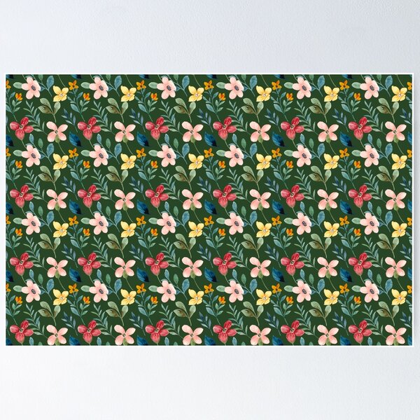 Item preview, Green Floral Flowers designed and sold by Pluto237.