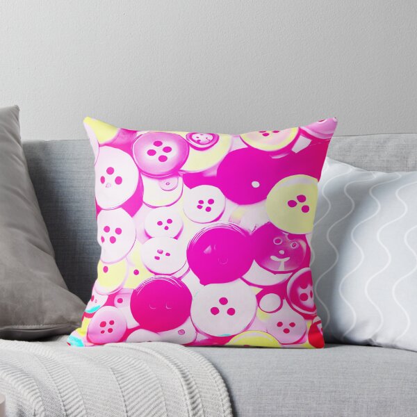 Item preview, Abstract Buttons - Red, Pink, Yellow designed and sold by asurtiumgreen.